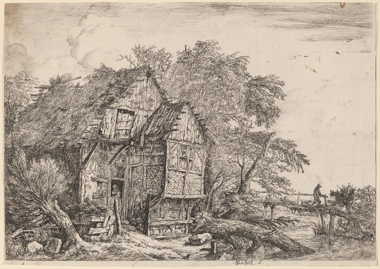Le Petit Pont - Jacob van Ruisdael