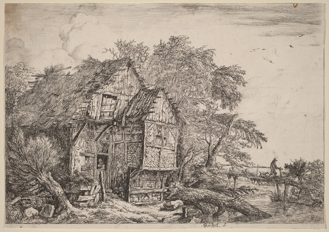 Le petit pont - Jacob van Ruisdael