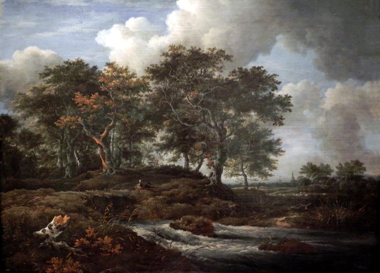 Torrent avec des chênes - Jacob van Ruisdael