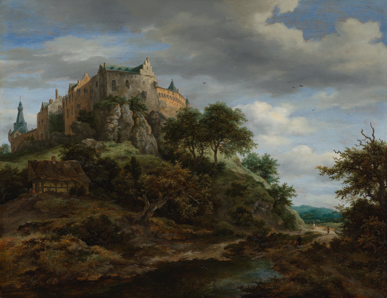 Vue du château de Bentheim - Jacob van Ruisdael