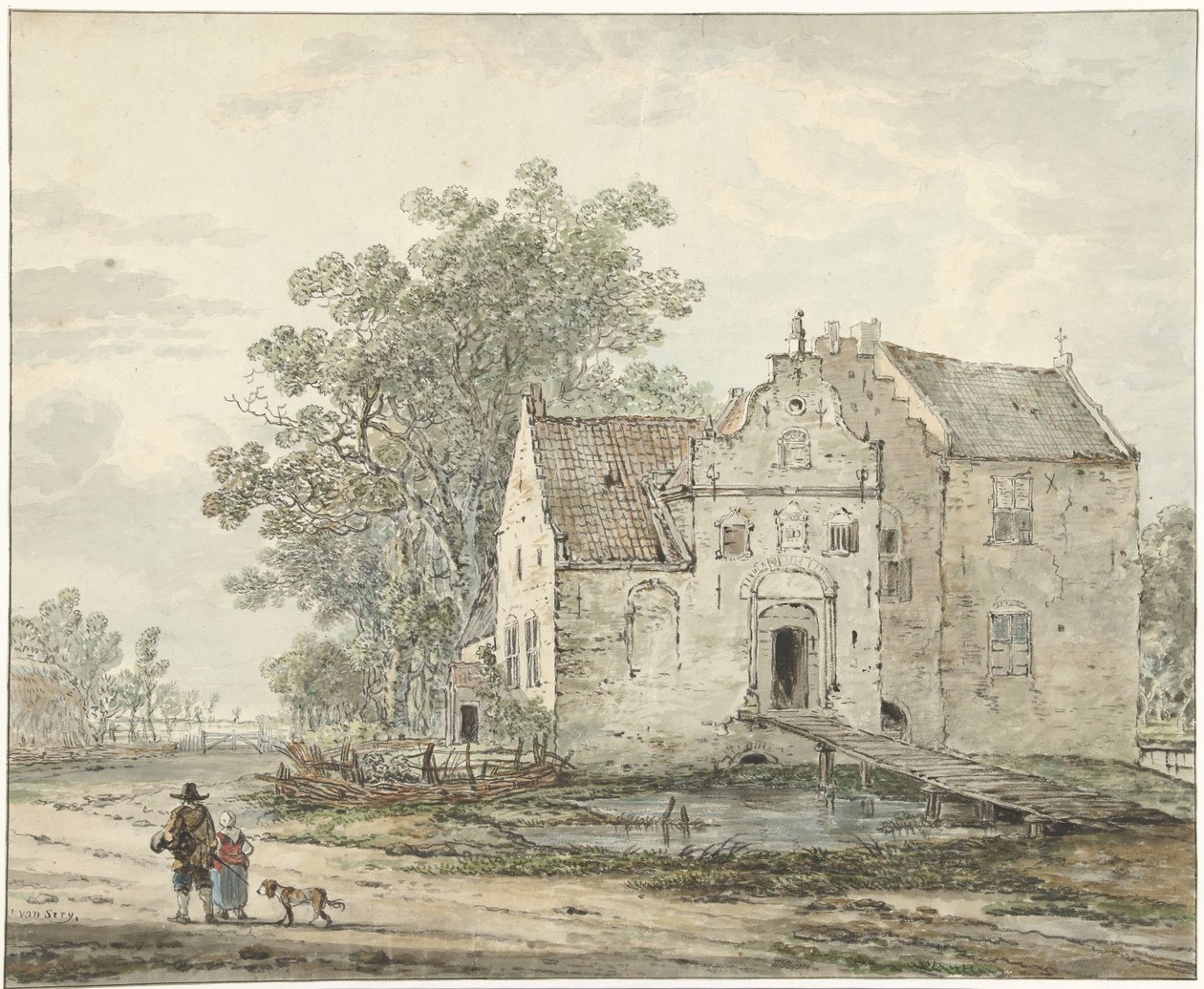 Château IJzendoorn dans la Betuwe - Jacob van Strij