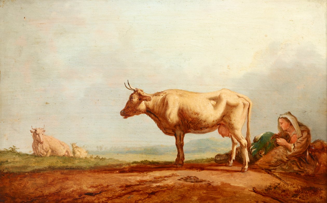 Vaches au pâturage - Jacob van Strij