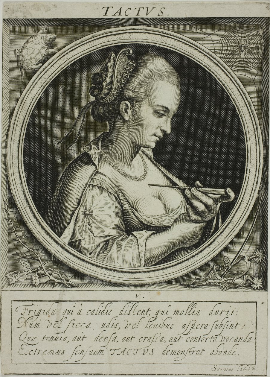 Sentiment, planche cinq des Cinq Sens - Jacob van der Heyden