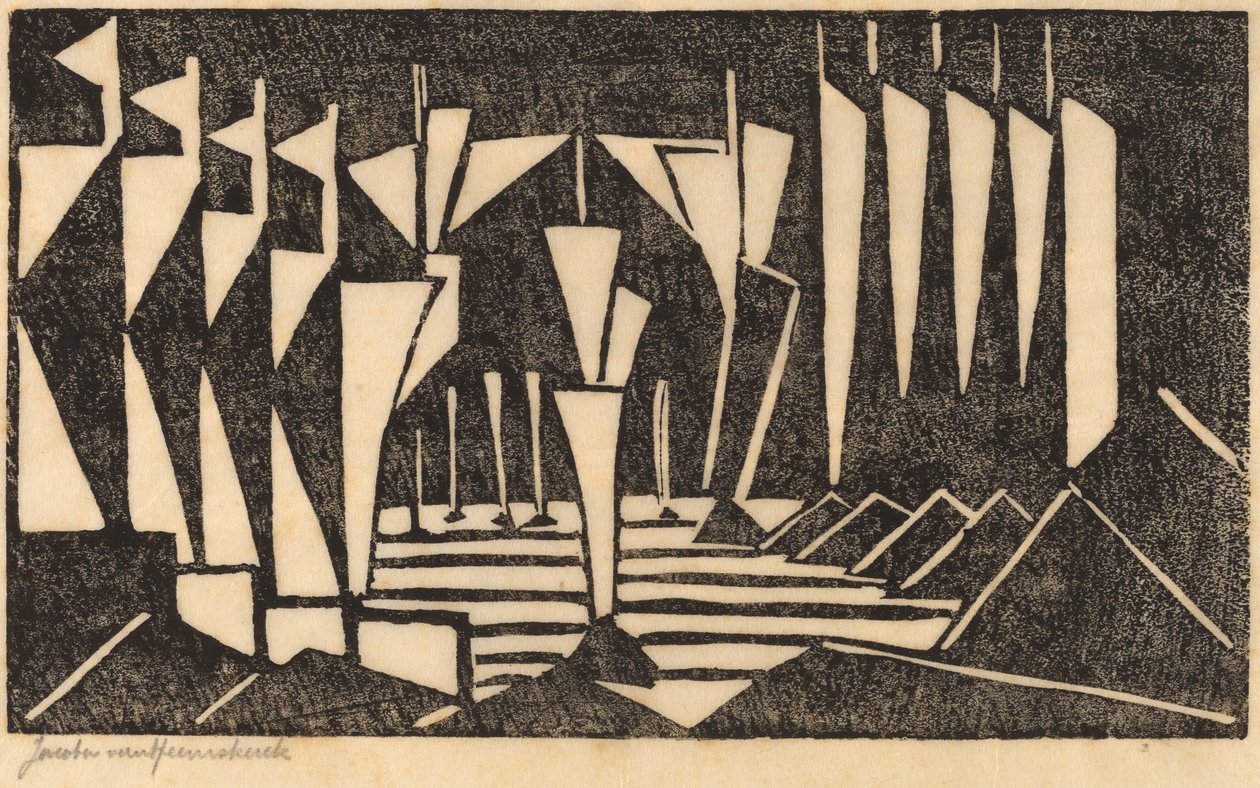 Voiliers stylisés - Jacoba van Heemskerck van Beest