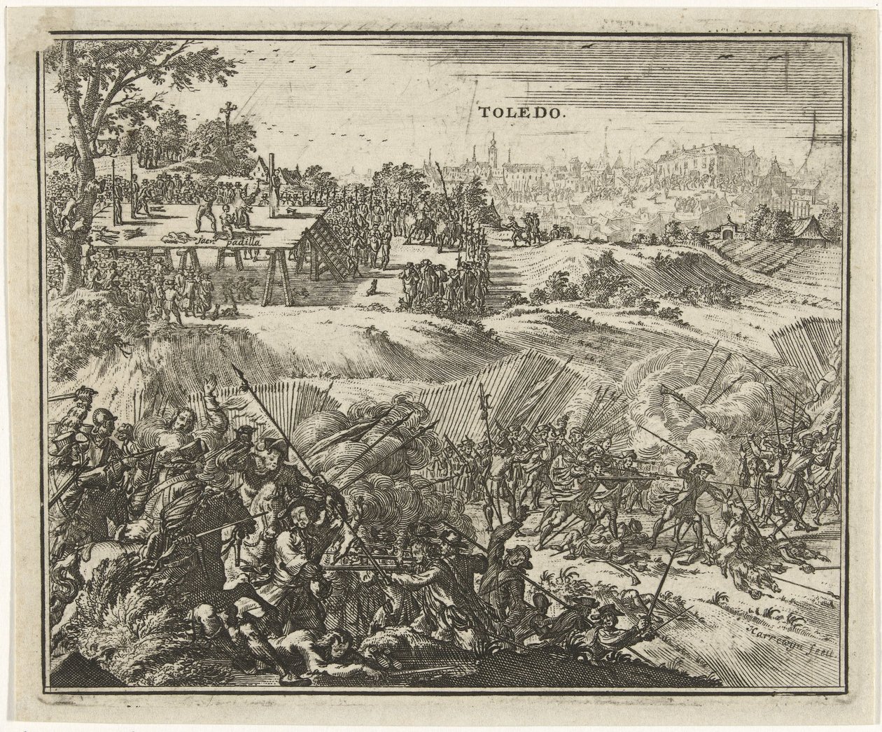 Combat à Tolède - Jacobus Harrewijn