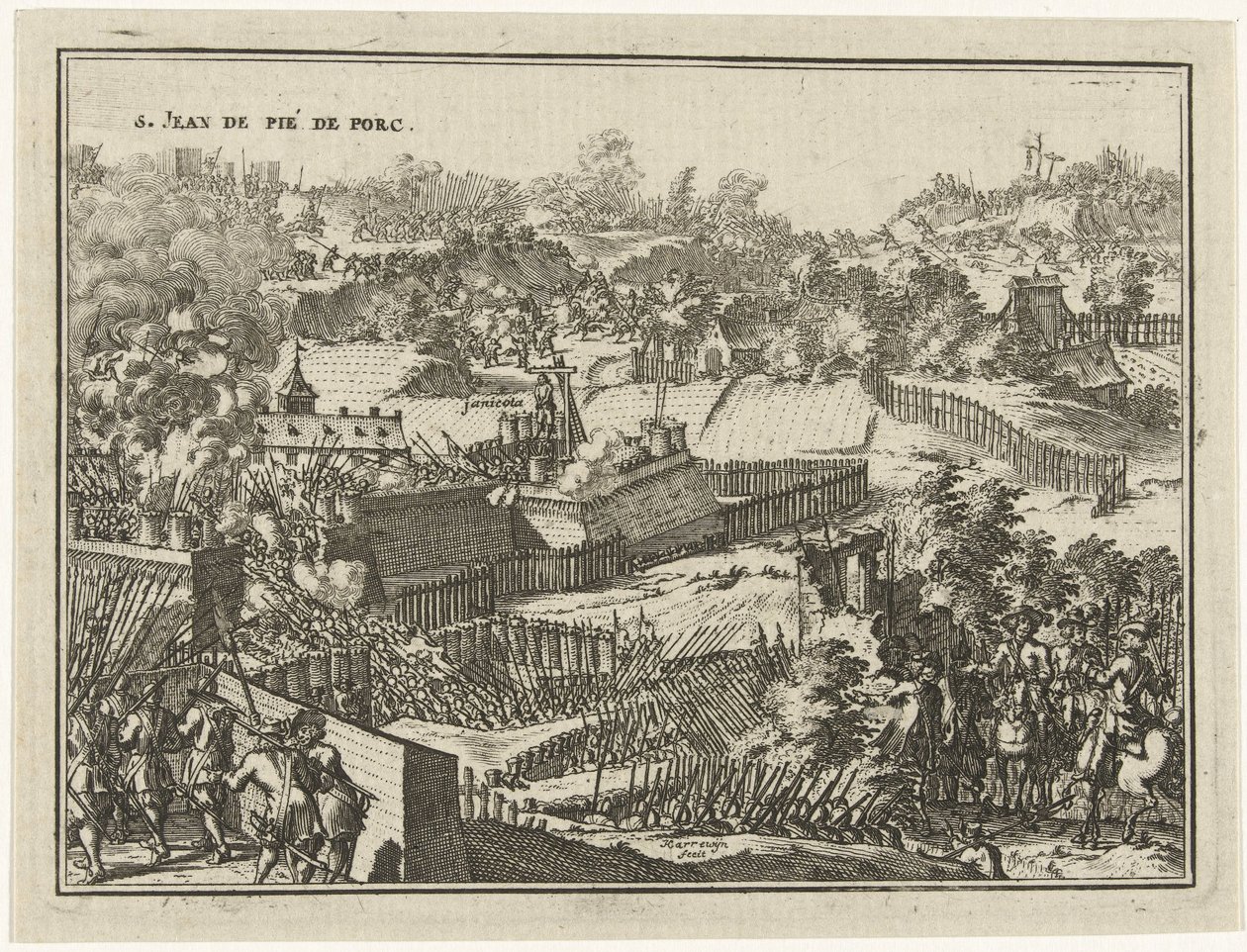 Conquête de S. Jean de Pié de Porc - Jacobus Harrewijn