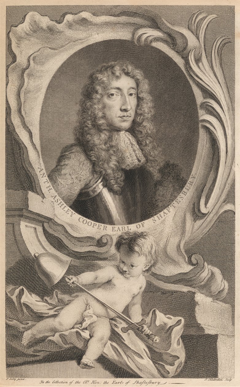 Anthony Ashley Cooper, comte de Shaftesbury - Jacobus Houbraken