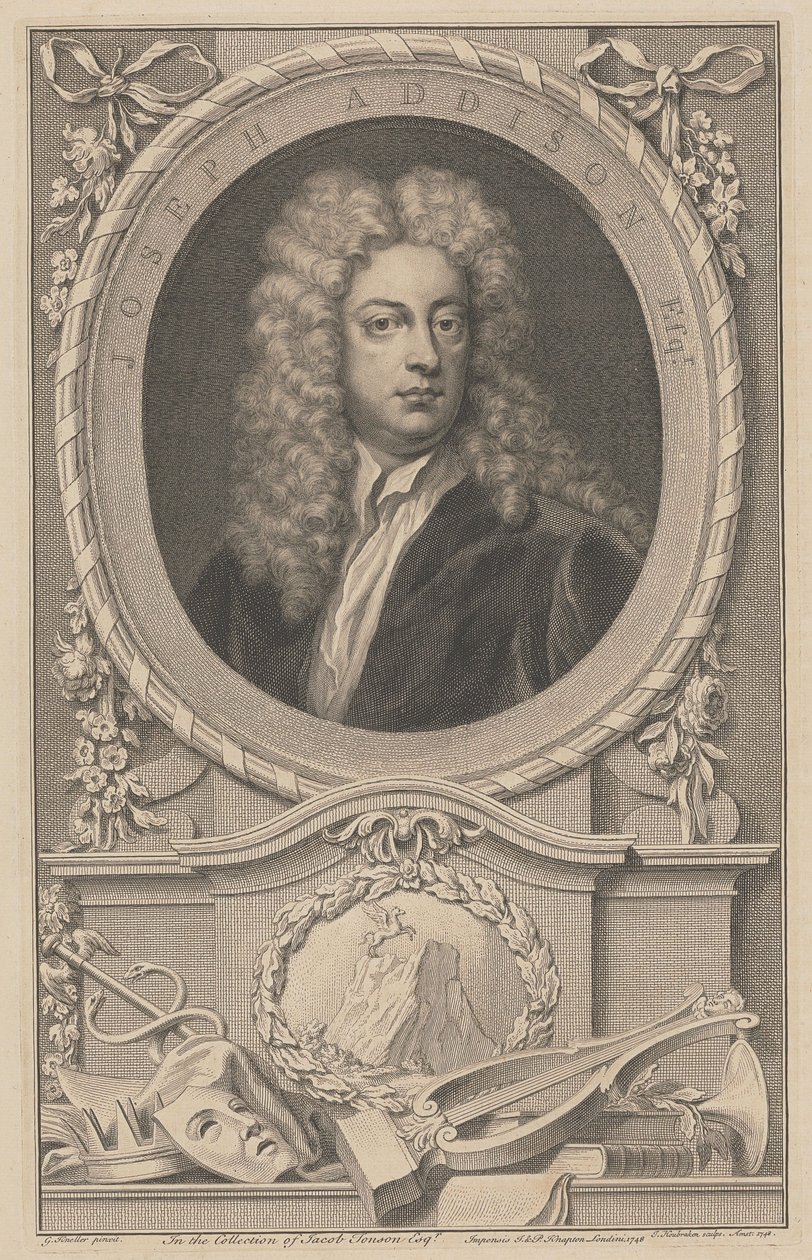 Joseph Addison, écuyer - Jacobus Houbraken