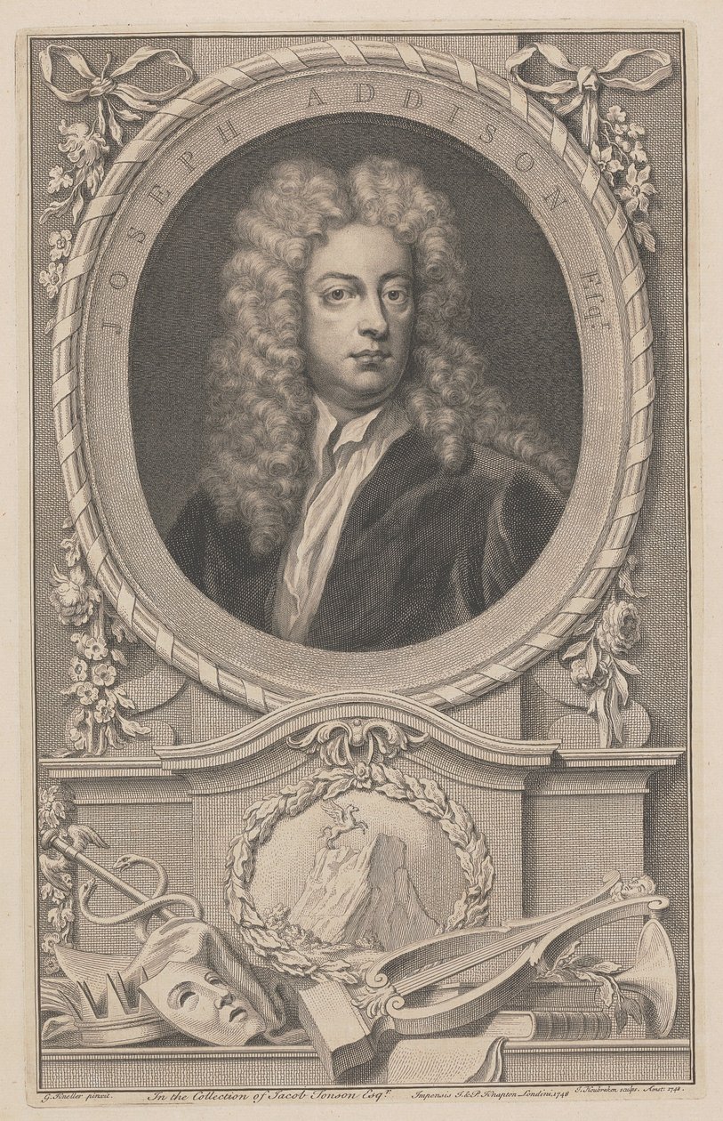 Joseph Addison, écuyer - Jacobus Houbraken