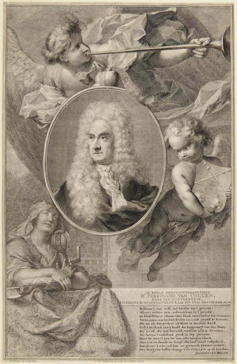 Monsieur Ferdinand van Collen - Jacobus Houbraken