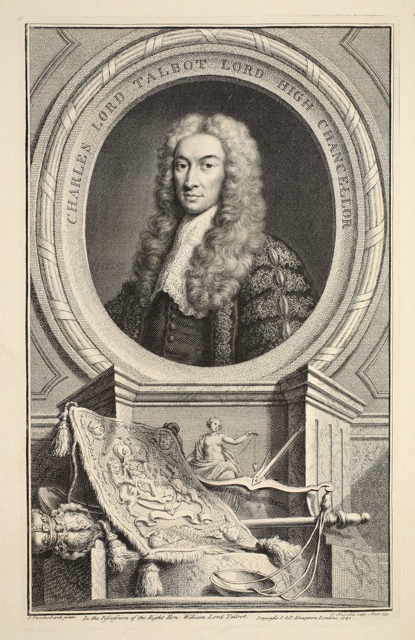 Portrait de Charles, Lord Talbot, illustration de 