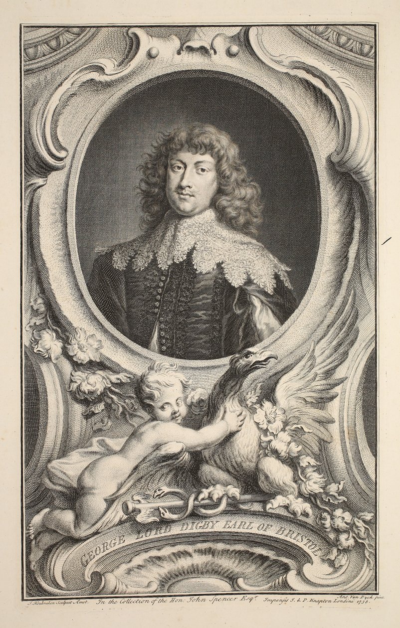 Portrait de George, Lord Digby, Comte de Bristol, illustration de 