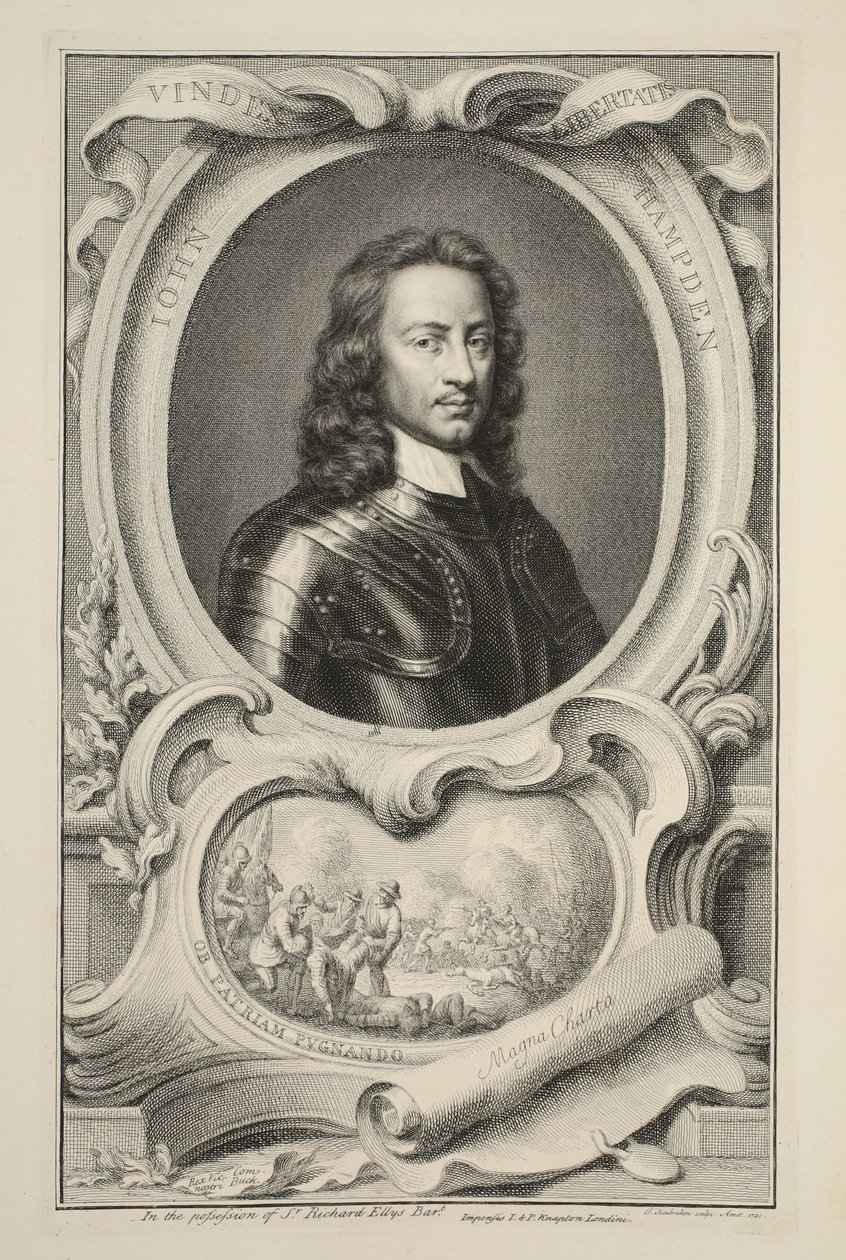 Portrait de John Hampden, illustration de 