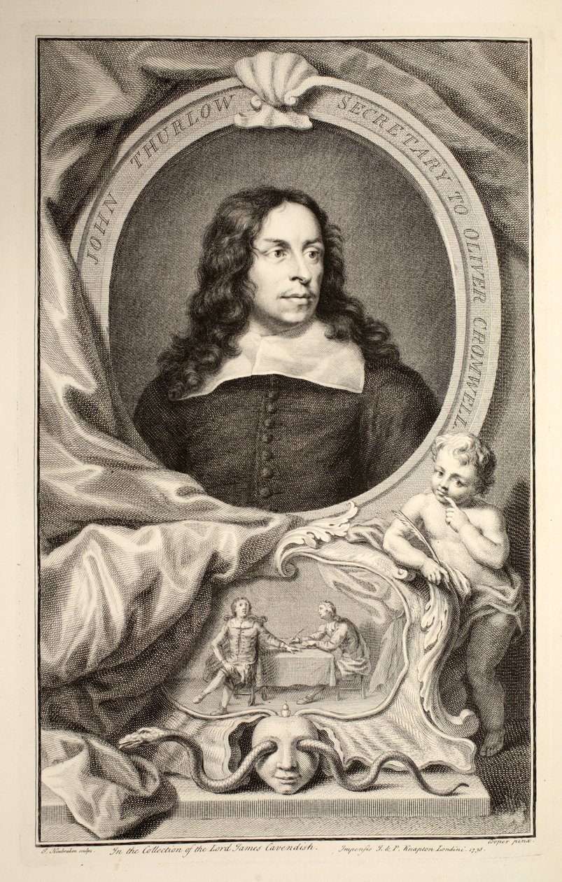 Portrait de John Thurlow, illustration de 