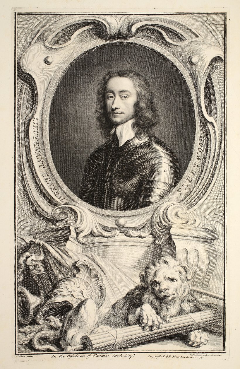 Portrait du Lt Général Fleetwood, illustration de 