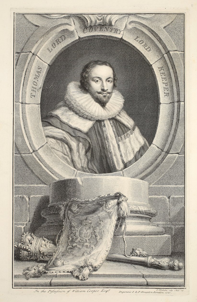 Portrait de Thomas, Lord Coventry, illustration de 