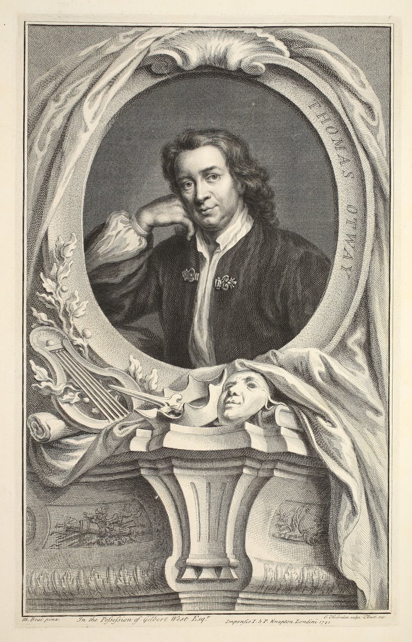 Portrait de Thomas Otway, illustration de 