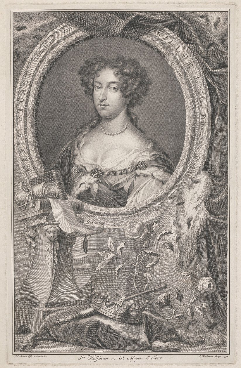 Queen Mary II - Jacobus Houbraken