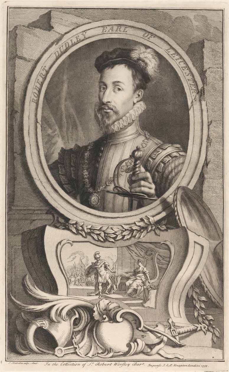 Robert Dudley, comte de Leicester - Jacobus Houbraken