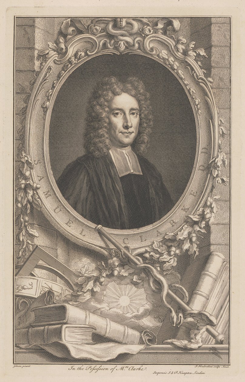 Samuel Clarke - Jacobus Houbraken