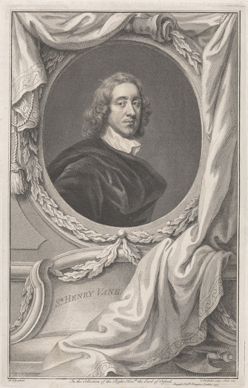 Sir Henry Vane - Jacobus Houbraken
