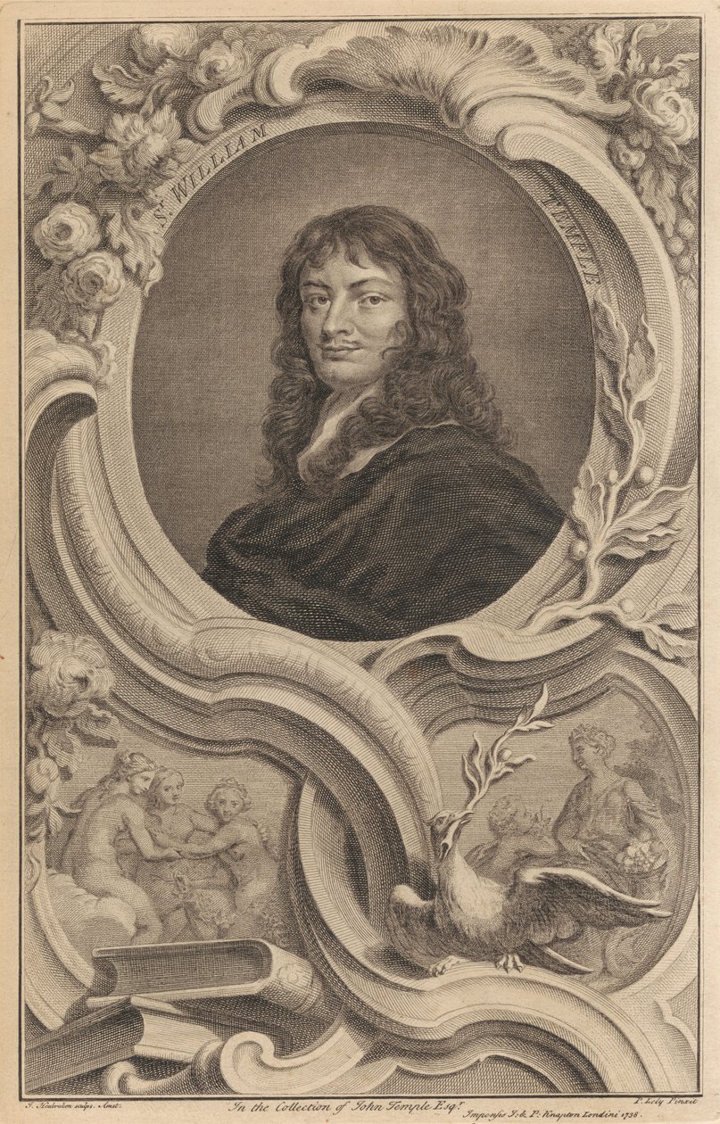 Sir William Temple, premier baronnet - Jacobus Houbraken