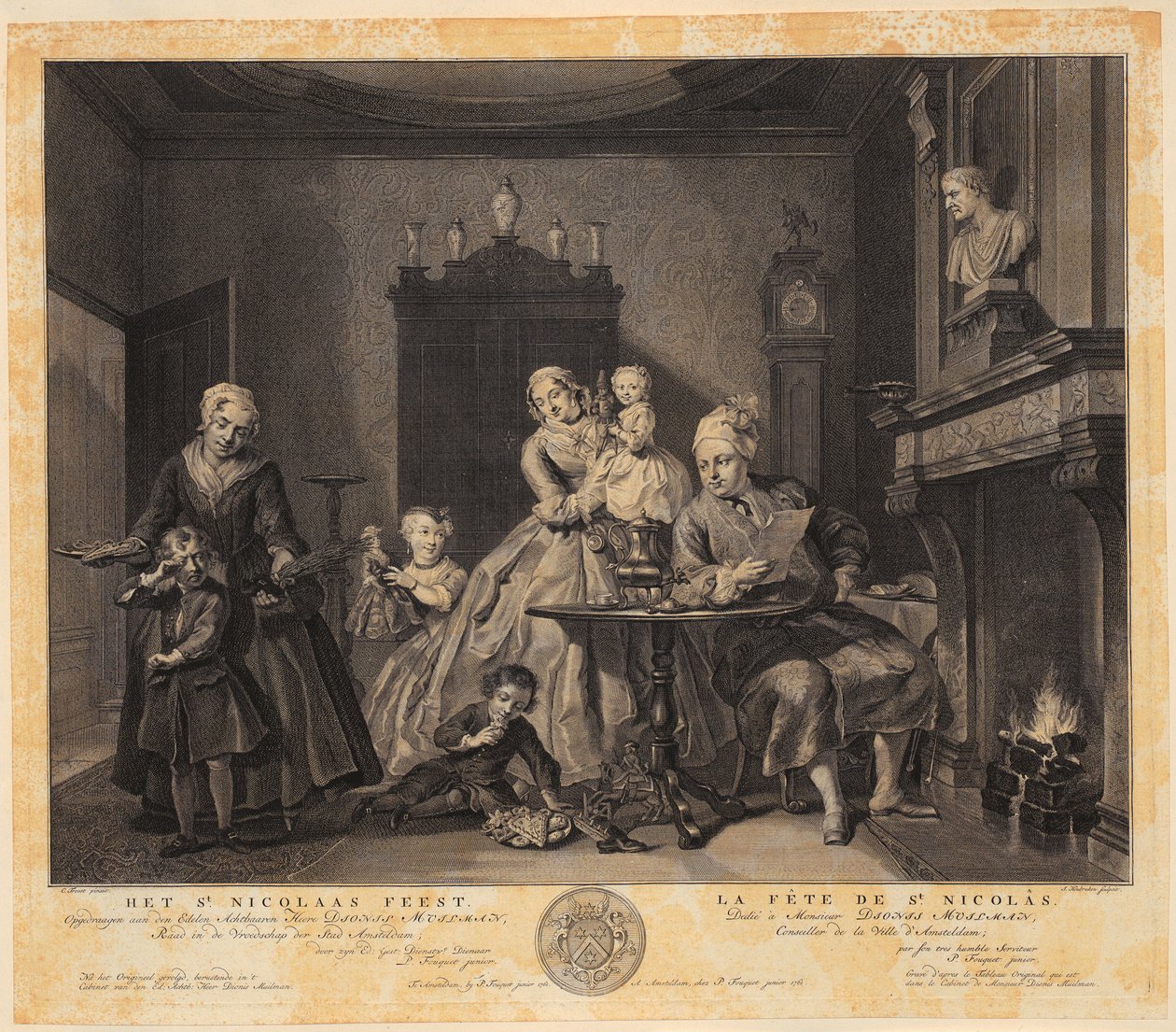 Fête de la Saint-Nicolas - Jacobus Houbraken