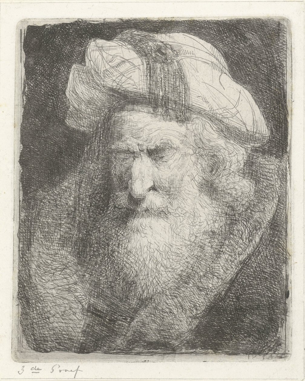 Vieil homme avec barbe - Jacobus Ludovicus Cornet
