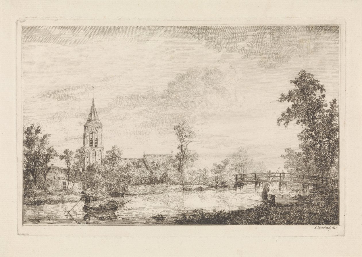 Vue de Bunnik - Jacobus Versteegen