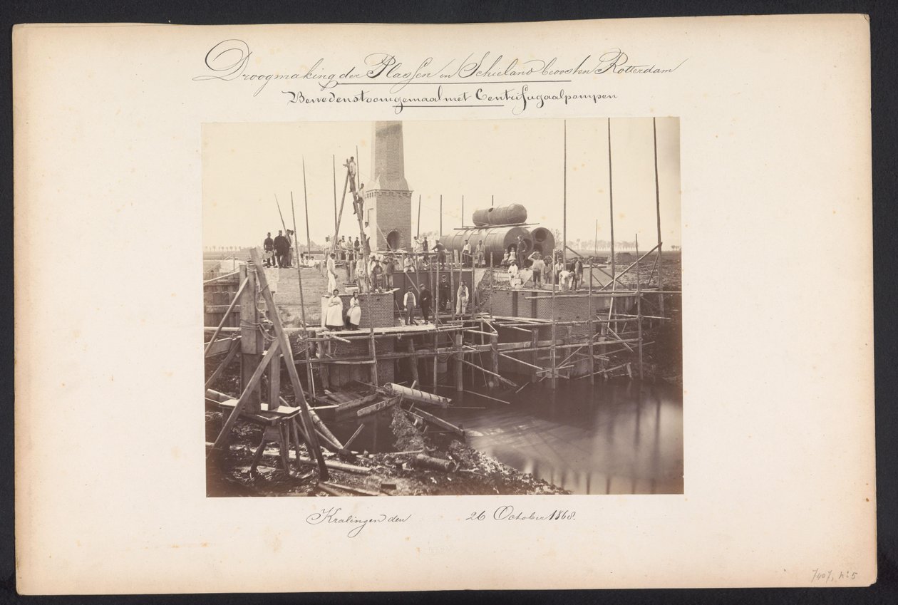 Station de pompage à Kralingen, 26 octobre 1868 - Jacobus van Gorkom jr.