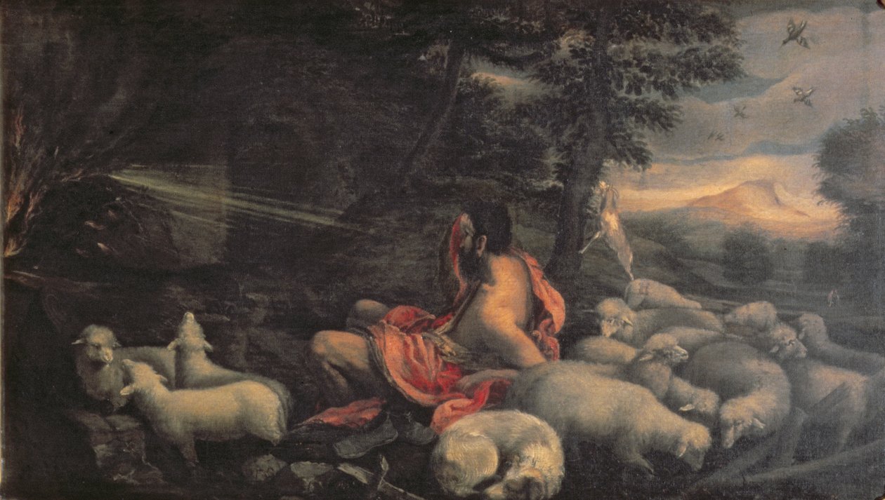 Moïse et le Buisson ardent - Jacopo Bassano