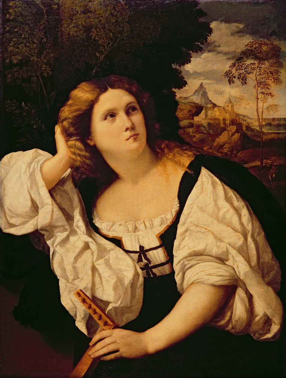 Dame avec un luth, vers 1520-25 - Jacopo Palma