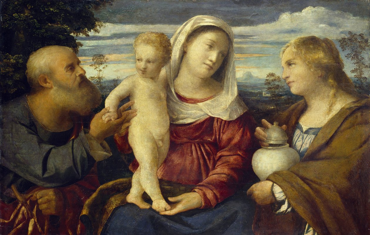Sacra Conversazione, 16e siècle - Jacopo Palma