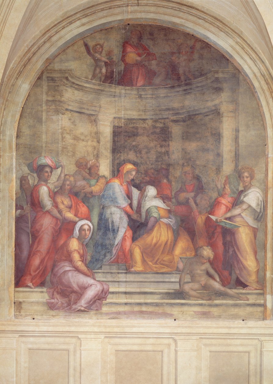 La Visitation, du cloître, 1516 - Jacopo Pontormo