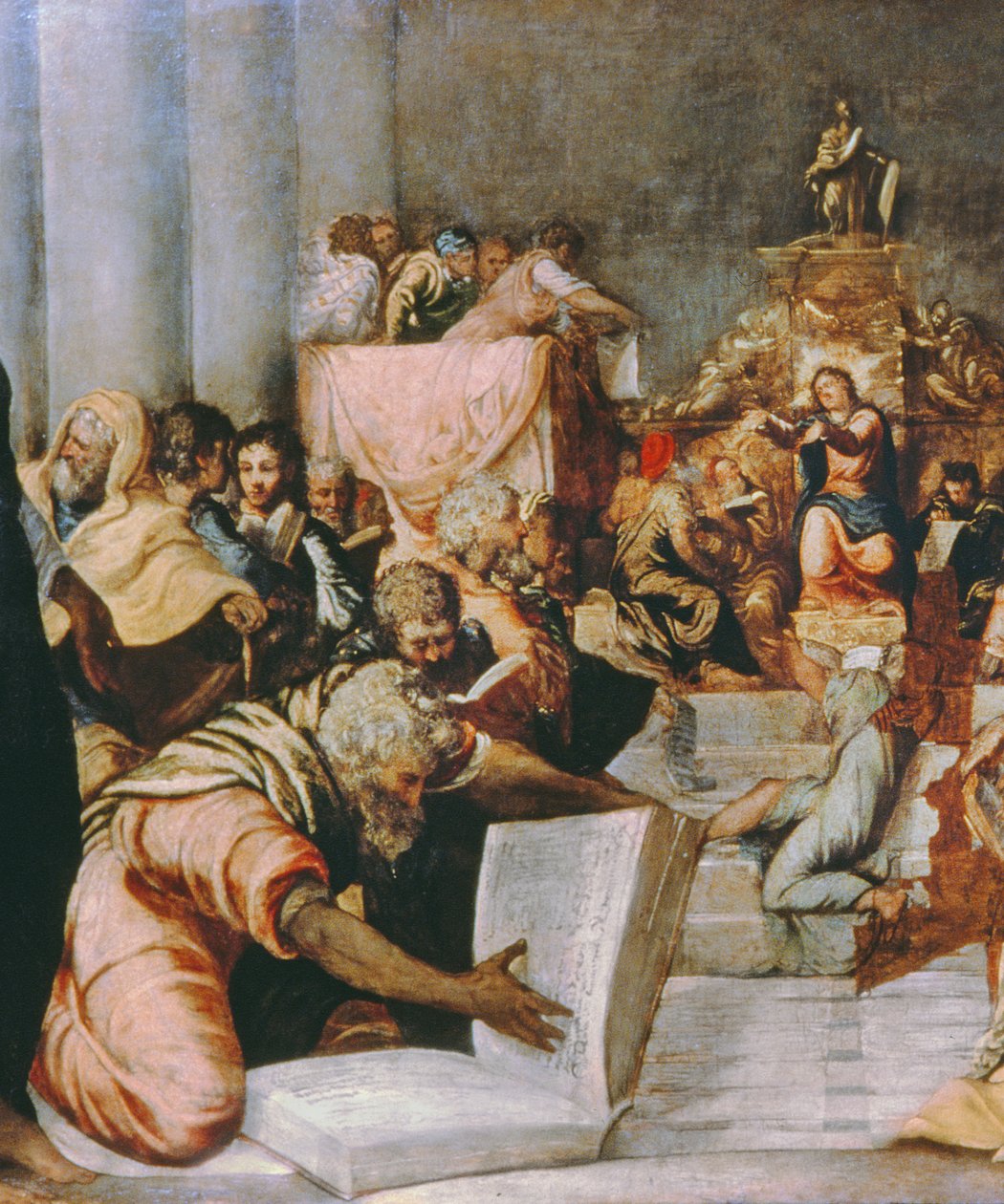 Le Christ parmi les docteurs, début des années 1540 - Jacopo Robusti Tintoretto