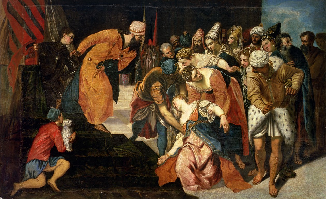 Esther devant Assuérus, 1548 - Jacopo Robusti Tintoretto