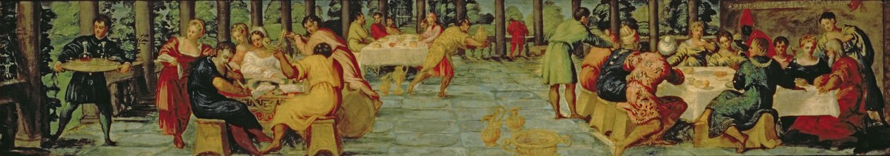 Le Banquet de Balthazar, vers 1543-44 - Jacopo Robusti Tintoretto