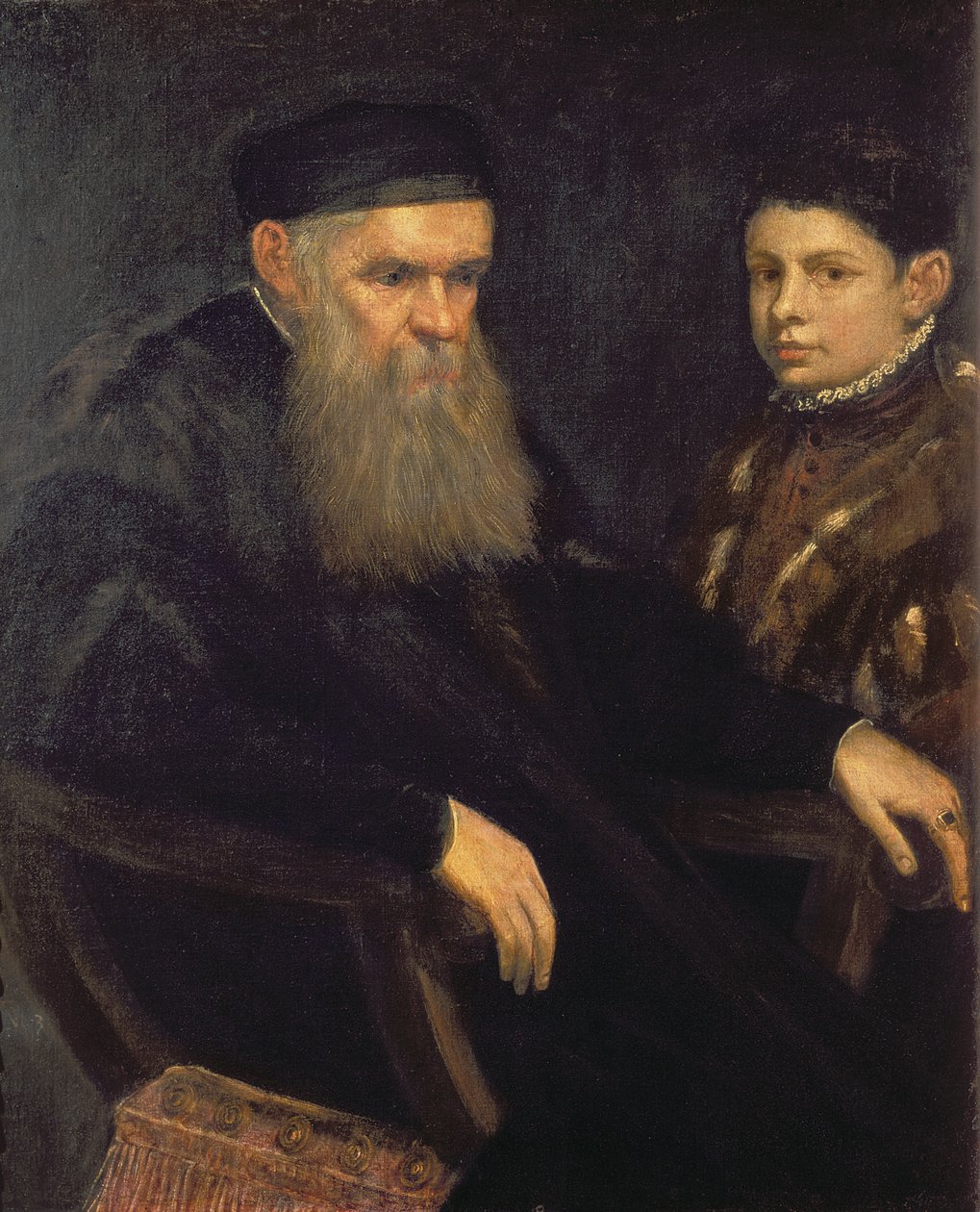 Vieil homme et son serviteur, 1565 - Jacopo Robusti Tintoretto