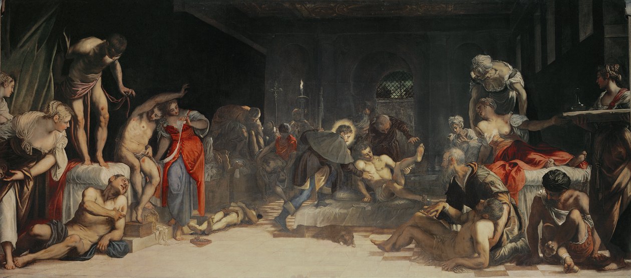 Saint Roch guérissant la peste - Jacopo Robusti Tintoretto