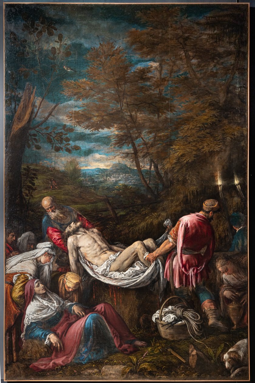 Enterrement du corps du Christ - Jacopo (1510 92) Bassano
