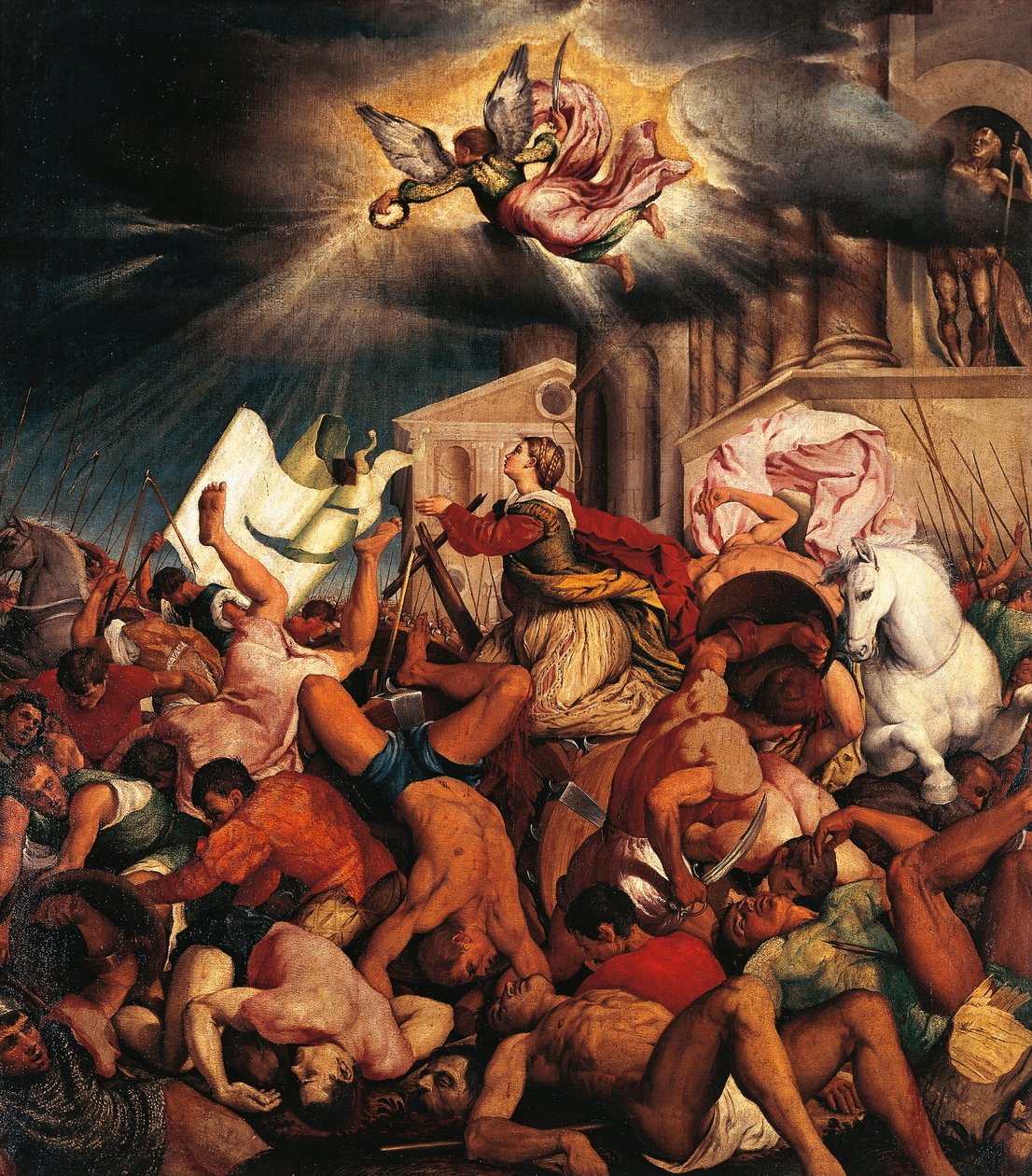 Le martyre de Sainte Catherine, par Jacopo Bassano (ca 1510-1592) - Jacopo (1510 92) Bassano