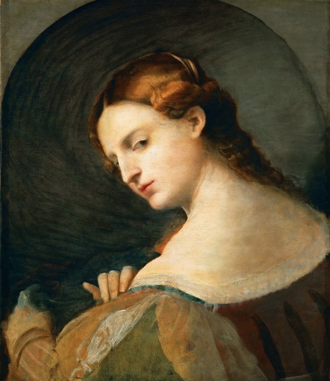 Portrait de jeune femme de profil - Jacopo (c.1480 1528) Palma