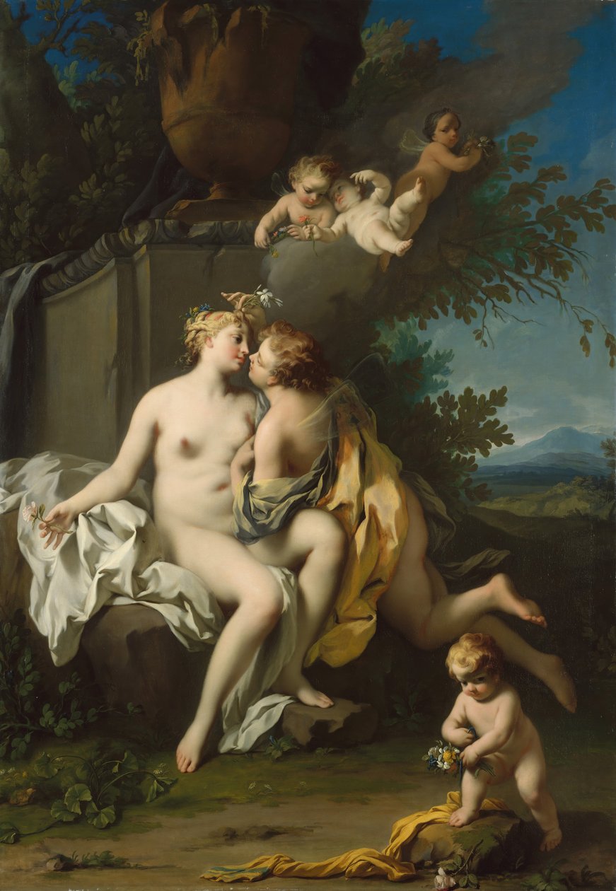Flore et Zéphyr, années 1730 - Jacopo Amigoni