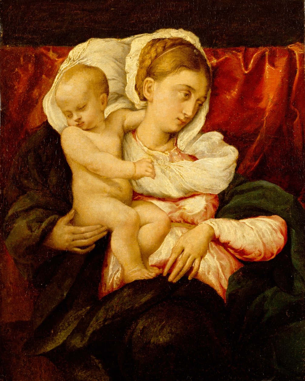 Madone et enfant - Jacopo Bassano