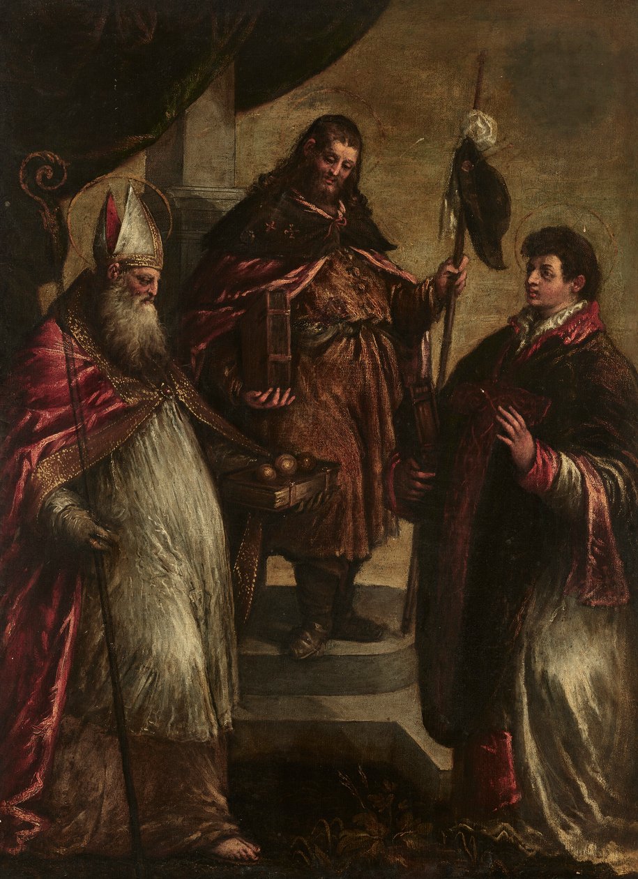 Saints Jacques le Majeur, Nicolas et Laurent - Jacopo Bassano