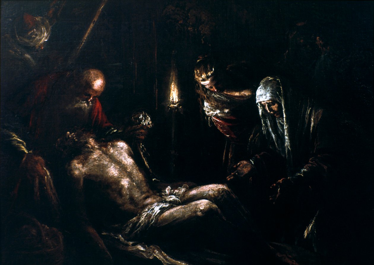 Descente de croix, XVIe siècle - Jacopo Bassano il vecchio