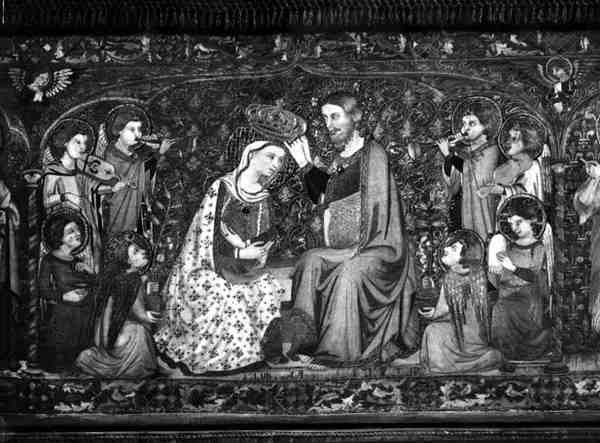 Le Couronnement de la Vierge, un frontal d
