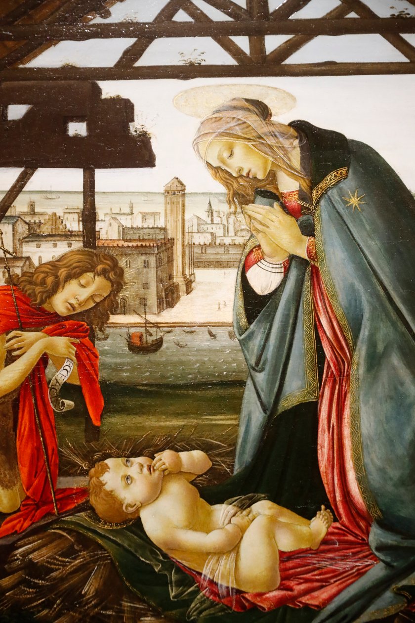 La Vierge et Saint Jean-Baptiste adorant l