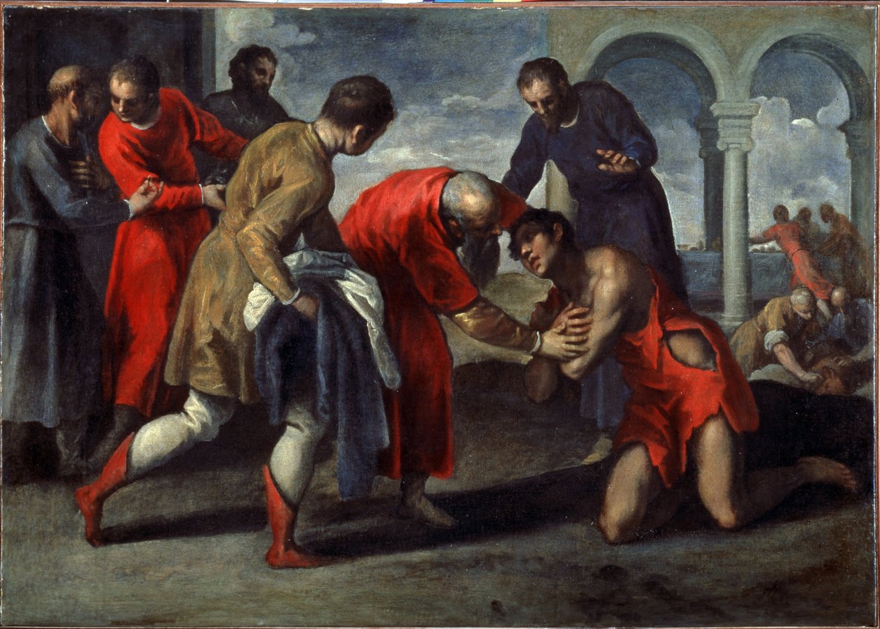 Le retour du fils prodigue - Jacopo Il Giovane Palma