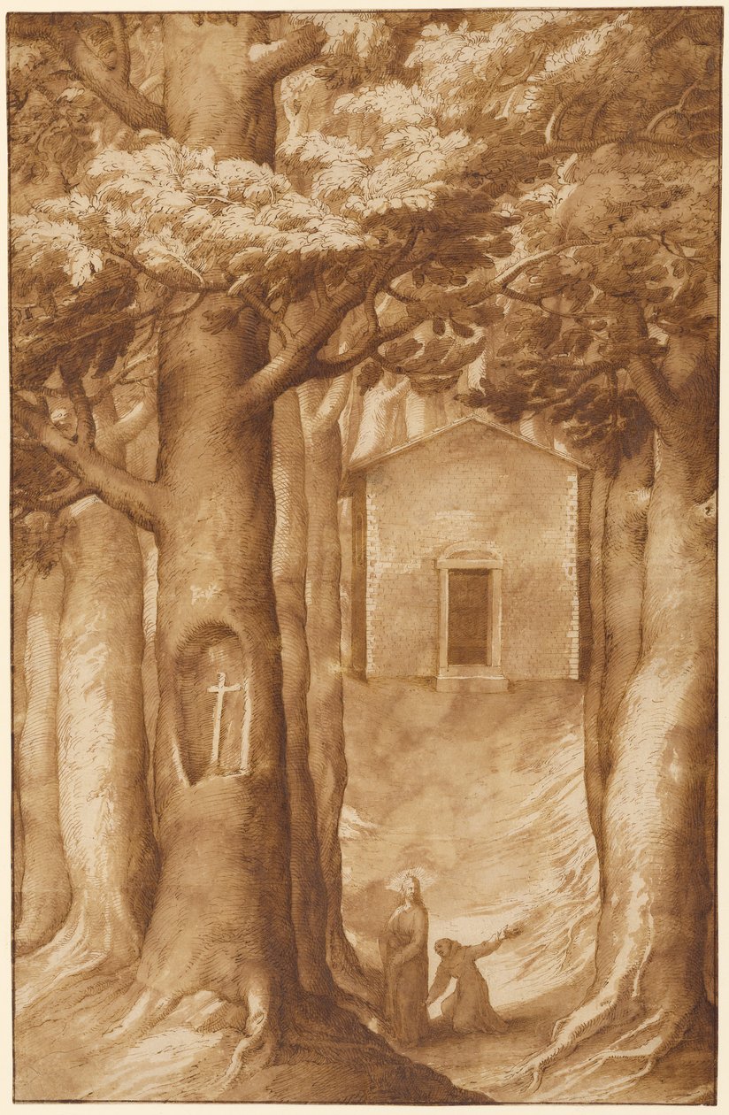 La Verna : La chapelle du bienheureux Giovanni della Verna - Jacopo Ligozzi